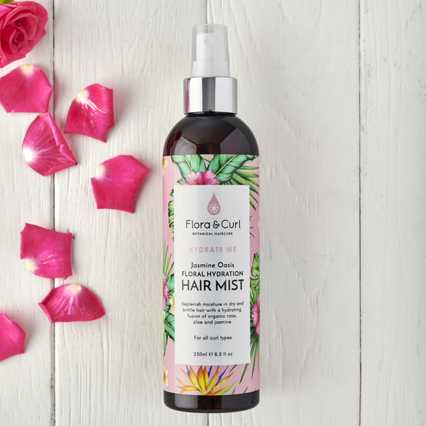Flora & Curl - Jasmine Oasis Hydrating Hair Mist (Spray hydratant)
