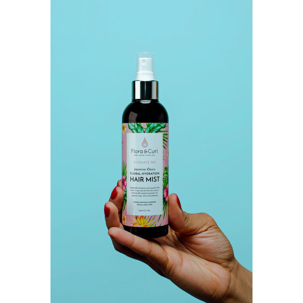 Flora & Curl - Jasmine Oasis Hydrating Hair Mist (Spray hydratant)