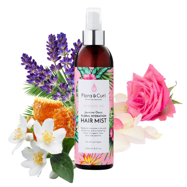 Flora & Curl - Jasmine Oasis Hydrating Hair Mist (Spray hydratant)