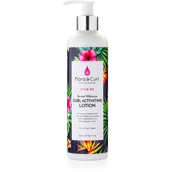 Flora & Curl - Sweet Hibiscus Curl Activating Lotion (Lotion coiffante hydratante)