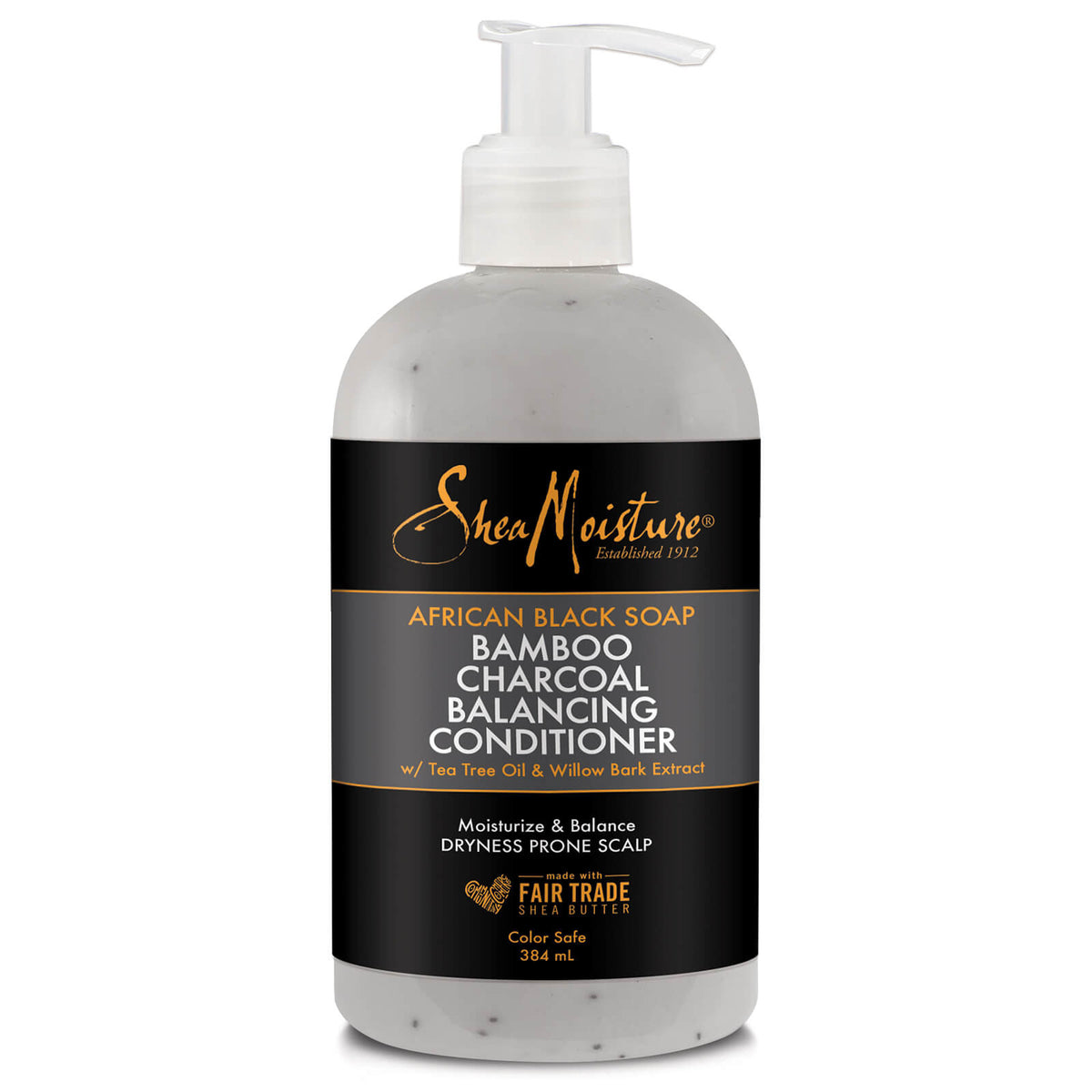 Shea Moisture - Black Soap Bamboo Charcoal Balancing Conditioner (Après-shampoing)