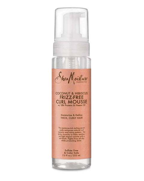 Shea Moisture - Coconut Hibiscus Frizz-Free Curl Mousse (Espuma hidratante)