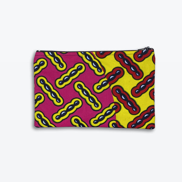 Colorful Black - Pochette en Wax