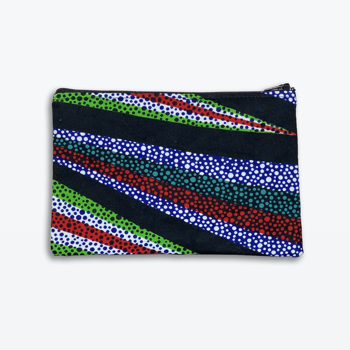 Colorful Black - Pochette en Wax