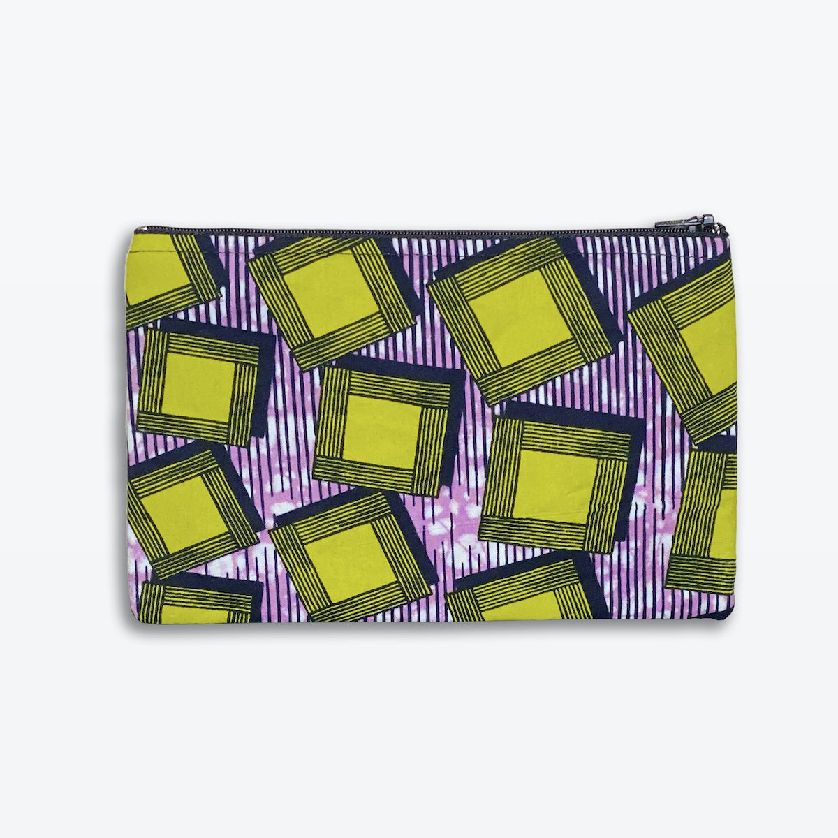 Colorful Black - Pochette en Wax