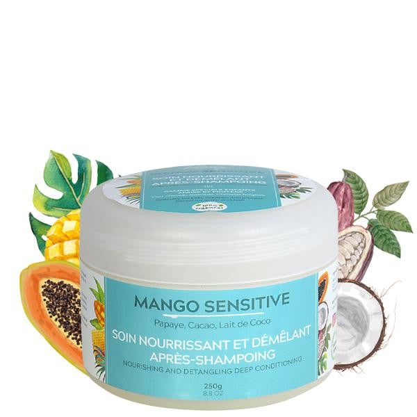 Mango Butterfull - Mango Sensitive - Soin Nourissant et Démêlant Après-Shampoing