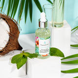 Optez pour le Coconut Mint Scalp Refresh Pre-Shampoo Oil de Flora & Curl pour préparer votre cuir chevelu à l’étape du shampoing. Il élimine les squames et la saleté