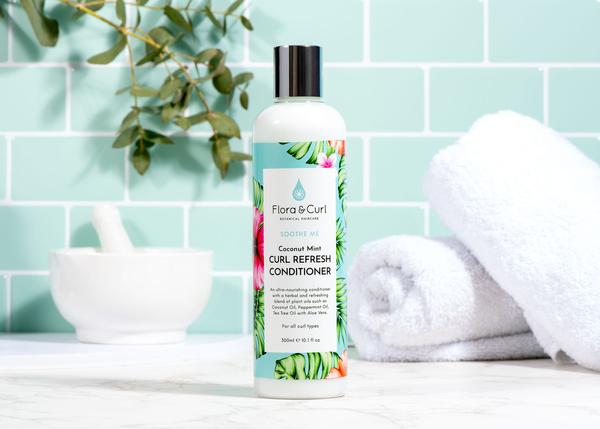 Flora & Curl - Coconut Mint - Curl Refresh Conditioner (Après-shampoing)