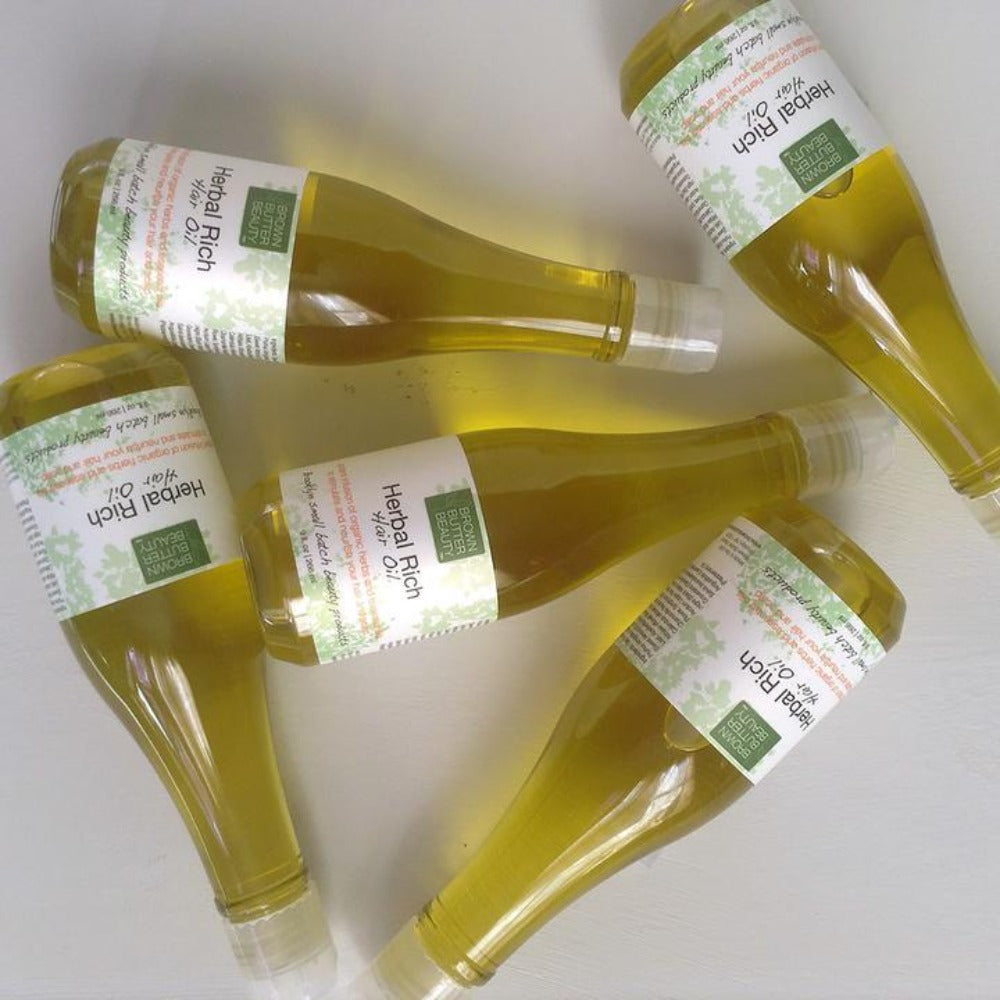 Brown Butter Beauty - Herbal Rich Hair Oil (huile capillaire non grasse)