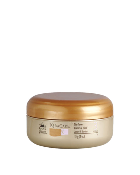 L'Edge Tamer de Keracare lisse parfaitement vos cheveux et fixe totalement vos baby hairs sans résidus même après plusieurs jours. Ce gel clair adouçit vos cheveux.
