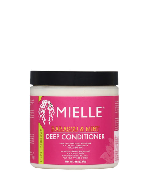 Mielle Organics - Acondicionador profundo de aceite de babasú y menta (mascarilla proteica)