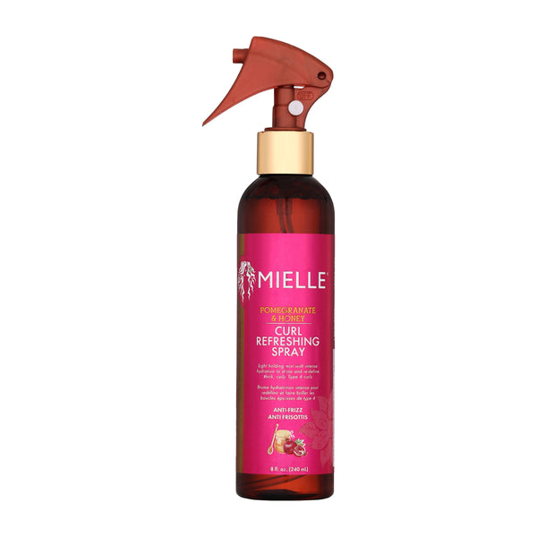 Mielle Organics - Spray refrescante para rizos de granada y miel