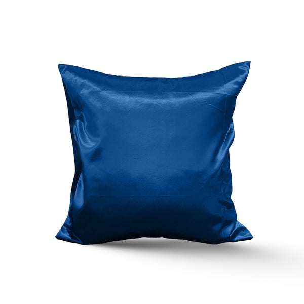 Colorful Black - Funda de almohada de raso - Cuadrada (65 x 65cm)