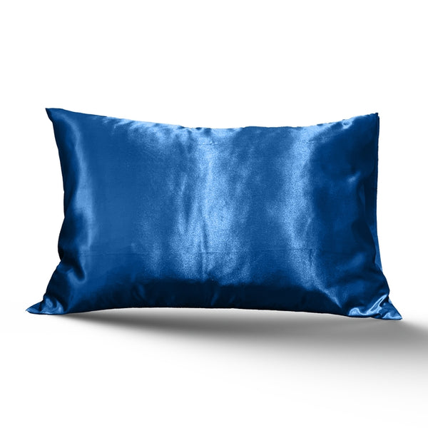 Colorful Black - Funda de almohada de satén - Rectángulo (50 x 70cm)