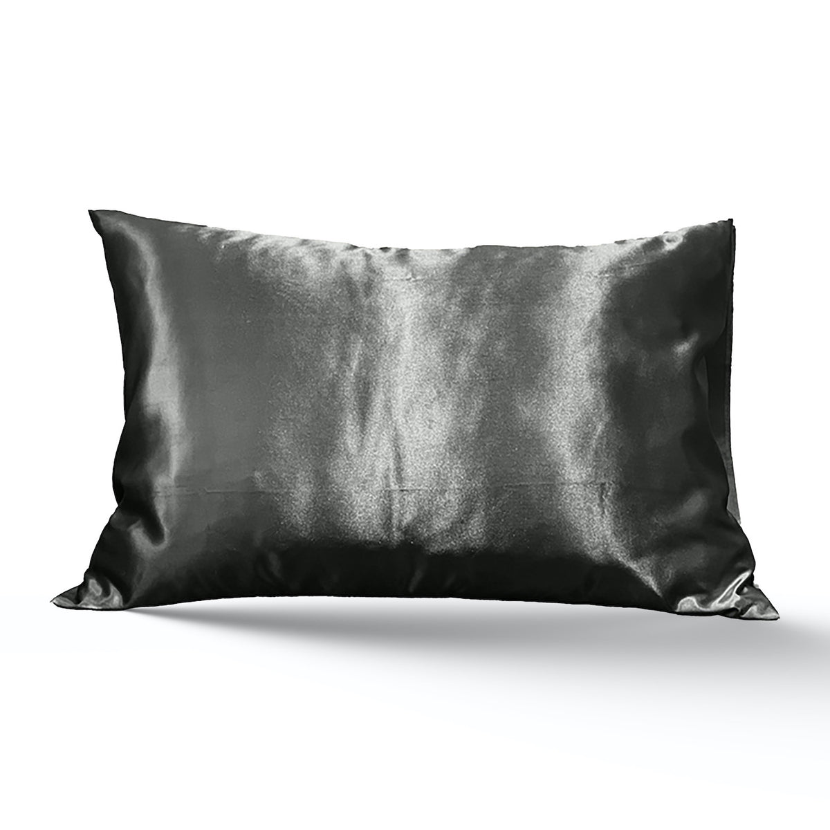 Colorful Black - Funda de almohada de satén - Rectángulo (50 x 70cm)