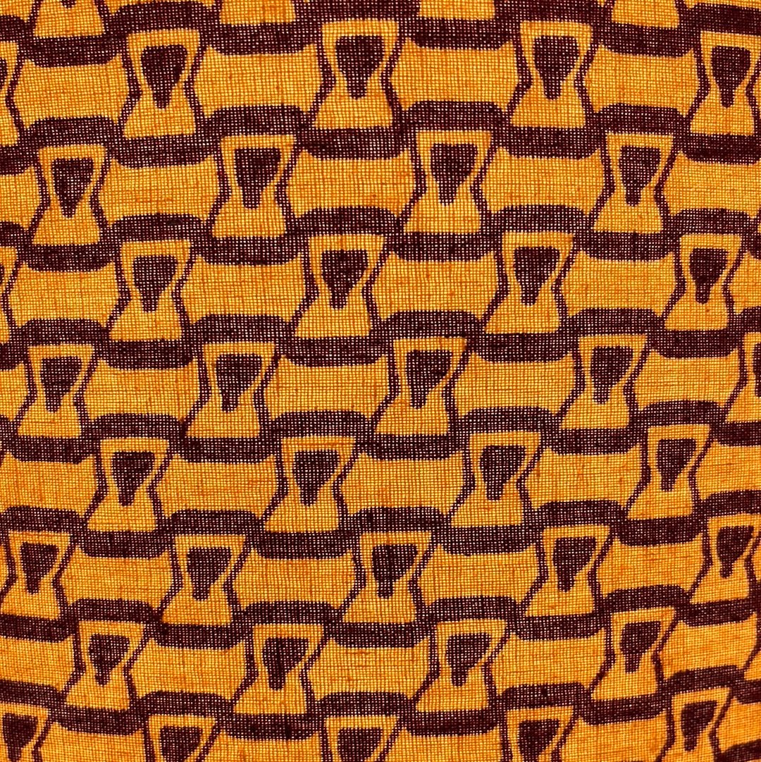 AnnAbatjour - Abat - Jour en Imprimé Wax - Diamètre 40cm (hauteur 20cm) - modèle 3 - Colorful Black