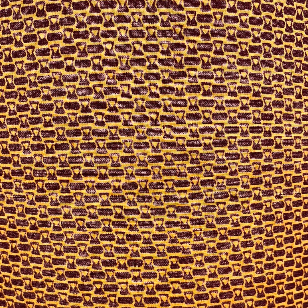 AnnAbatjour - Abat - Jour en Imprimé Wax - Diamètre 40cm (hauteur 25cm) - modèle 6 - Colorful Black