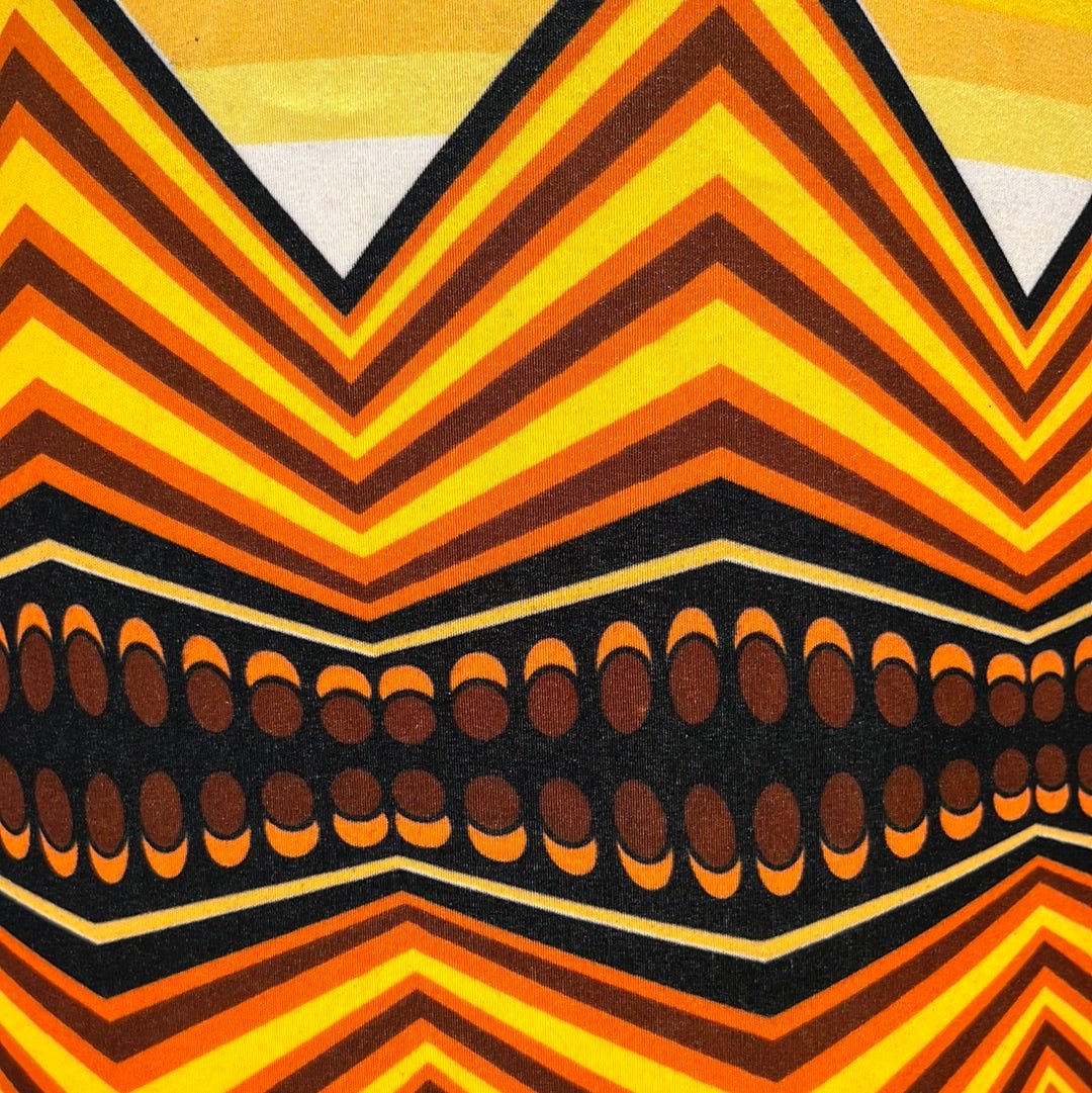 AnnAbatjour - Abat - Jour en Imprimé Wax - Diamètre 40cm (hauteur 32cm) - modèle 2 - Colorful Black