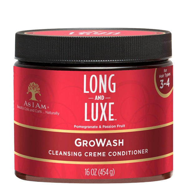 Crème nettoyante ultra-douce pour laver cheveux et cuir chevelu sans les dessécher. As I am GroWash a une action directe sur la santé et la pousse de vos cheveux.