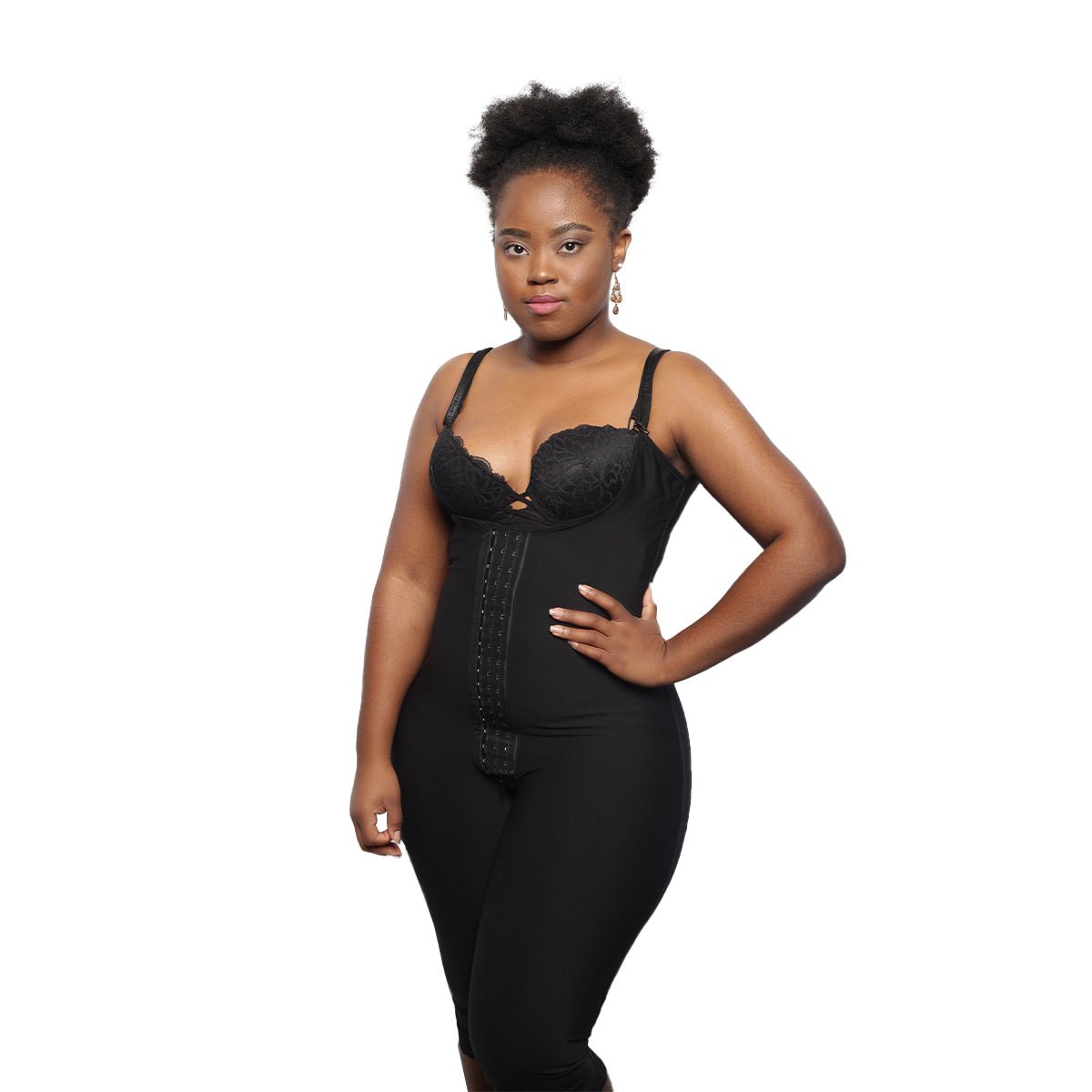 Body Shaper - Combinaison Gainante Powernet & Micro - capsules (335) - Colorful Black