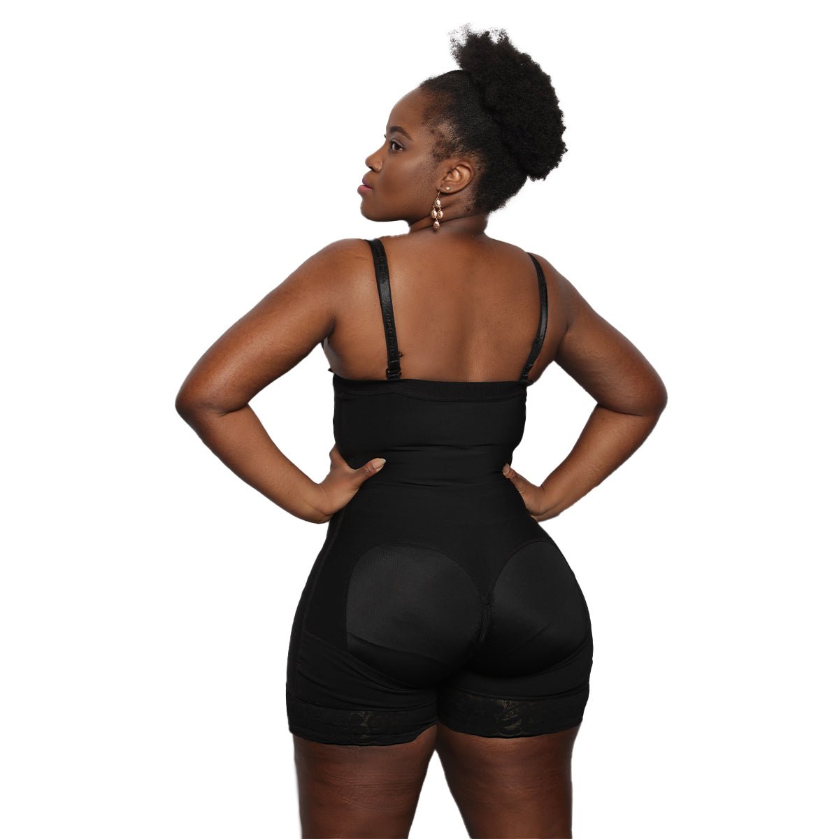 Body Shaper - Combinaison Gainante Powernet & Micro - capsules (336) - Colorful Black