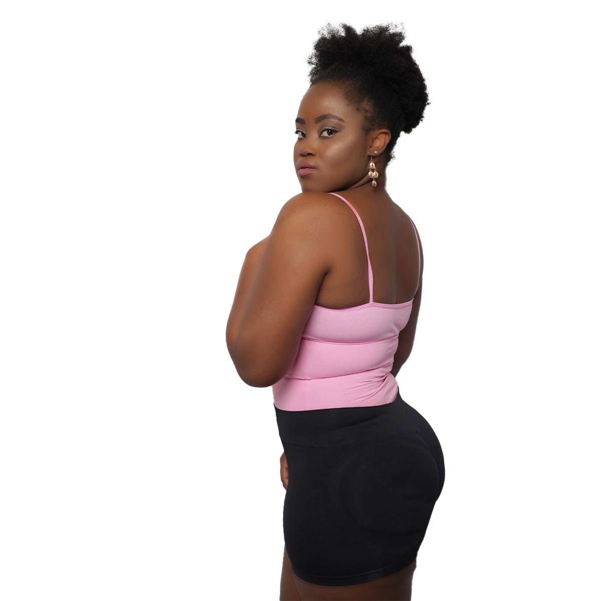 Body Shaper - Shorty Gainant sans coutures (618) - Colorful Black