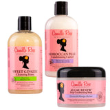 Vous trouvez vos cheveux secs ? Une hydratation intense leur feront du bien. Optez pour cette sélection de produits de référence Camille Rose. Vos cheveux retrouveront douceur et souplesse.