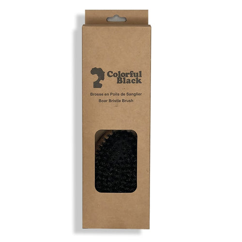 Colorful Black - Brosse en Poils de Sanglier - Colorful Black