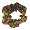 Colorful Black - Chouchou / Scrunchie en imprimé Wax - Colorful Black