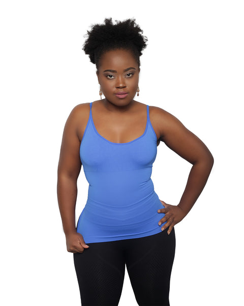 Le débardeur gainant avec fines brettelles de Colorful Black offre une compression maximale. Il sculpte votre taille tout en la modelant. Dites adieu aux bourrelets!