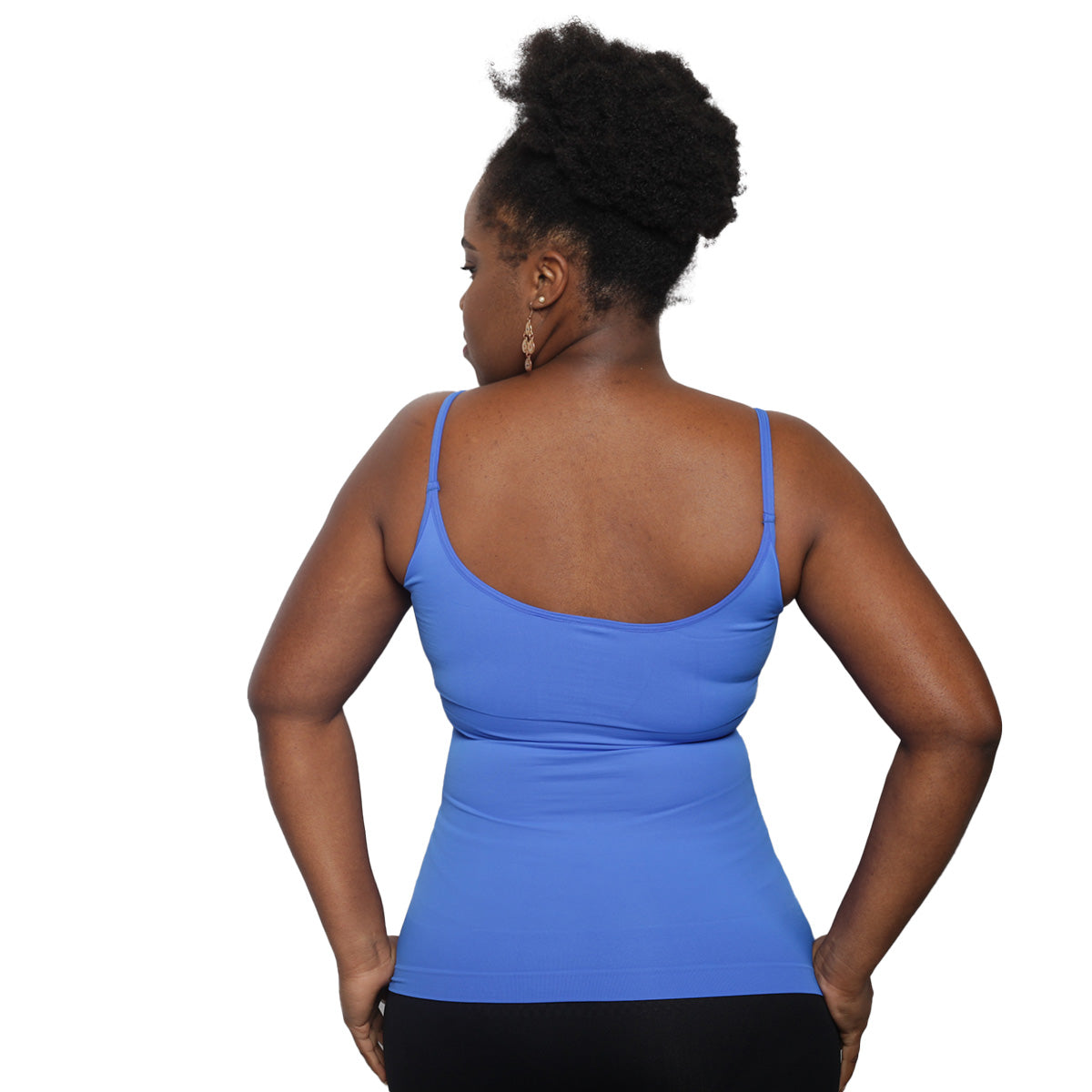 Le débardeur gainant avec fines brettelles de Colorful Black offre une compression maximale. Il sculpte votre taille tout en la modelant. Dites adieu aux bourrelets!