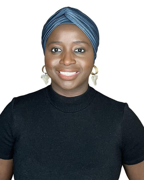 Colorful Black - Foulard / Turban à nouer AYO