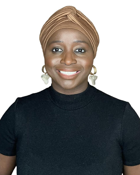 Colorful Black - Foulard / Turban à nouer AYO