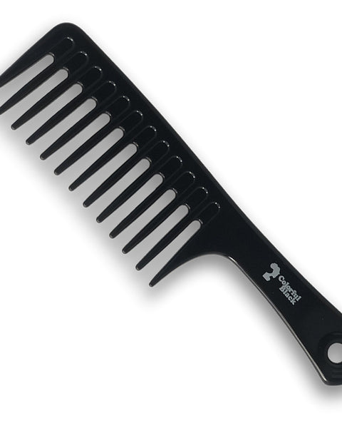 Idéal pour démêler tout en douceur vos cheveux et préserver vos boucles. Le peigne à dents larges Colorful Black est fabriqué dans un plastique résistant.