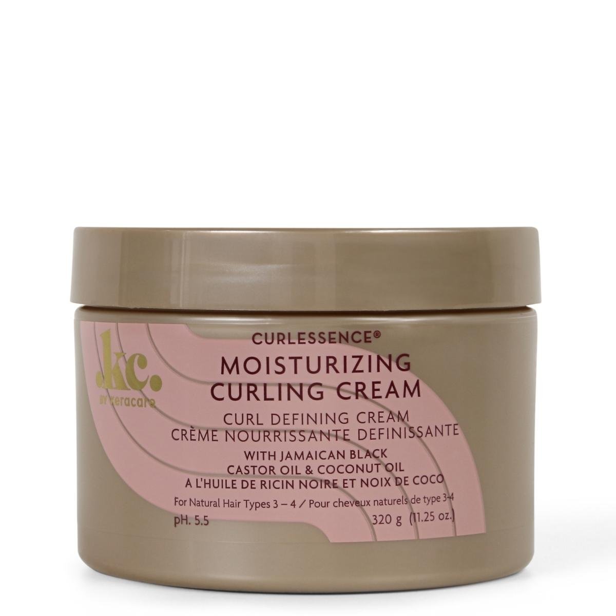 Curlessence by Keracare - Curling Cream - Crème coiffante (320g) - Colorful Black