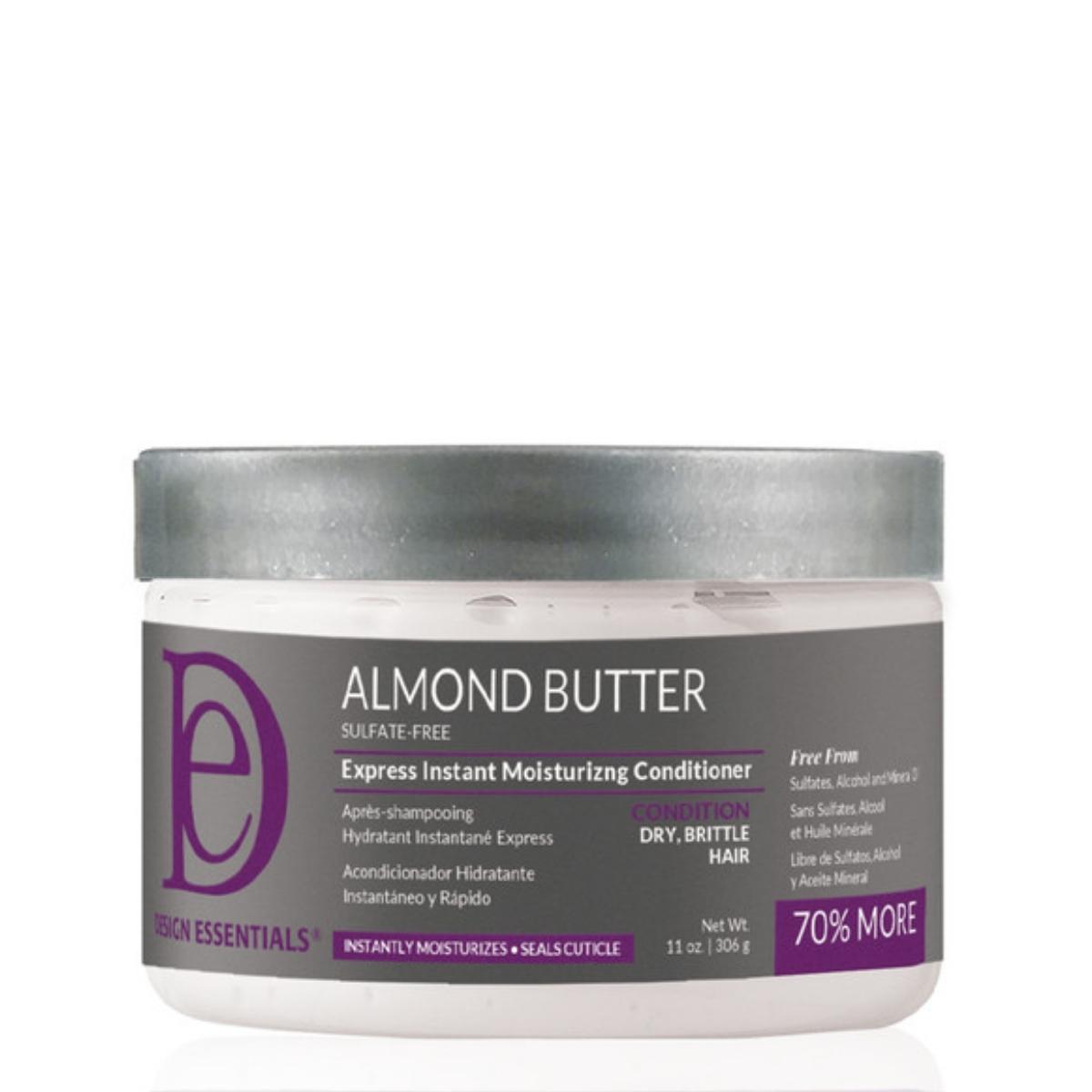 L'Almond Butter Express Instant Moisturizing Conditioner de la gamme Design Essentials est idéal pour prendre soin de ses cheveux malgré les contraintes horaires.