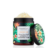 Le nouveau masque capillaire Flora & Curl est le mix parfait entre un masque hydratant et un masque réparateur. Formulé pour donner de l'éclat et repulper vos boucles.