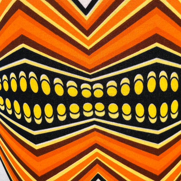 Colorful Black - Lamp Shade in Wax Print - Diameter 40cm (height 25cm)