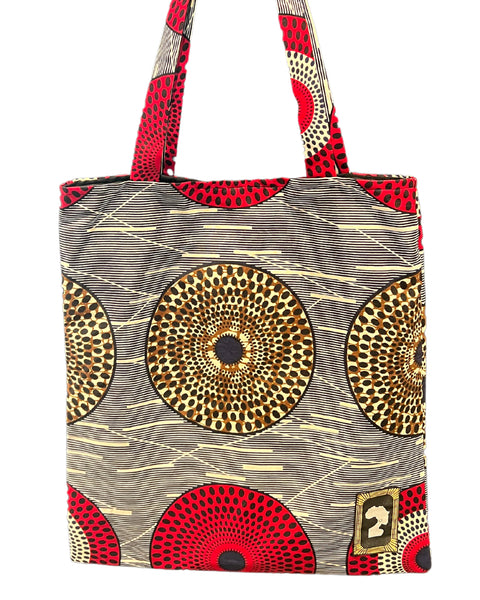 Colorful Black - Tote Bag - Wax (modèle 1)