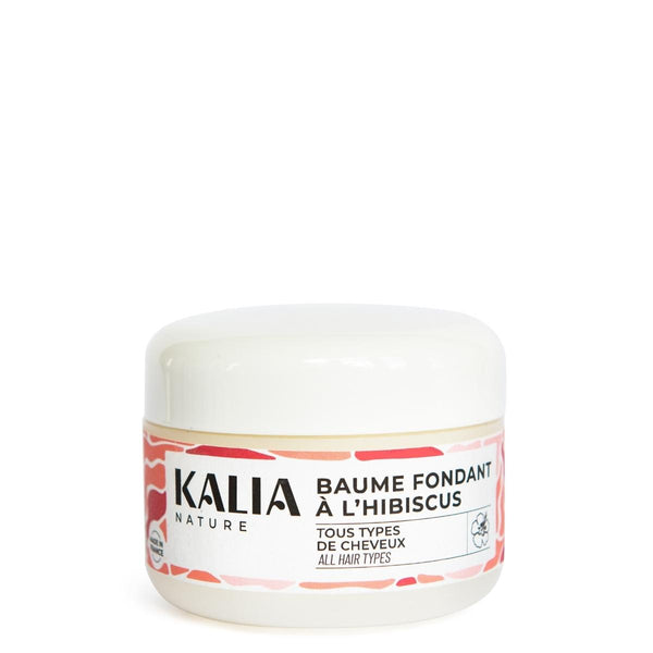 Kalia propose un remède aux cheveux secs et aux pointes cassantes avec le Baume Fondant à l’Hibiscus. Vous allez fondre pour sa texture crémeuse et son parfum.