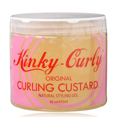 Kinky Curly - Curling Custard (gelée coiffante) - 472ml - Colorful Black
