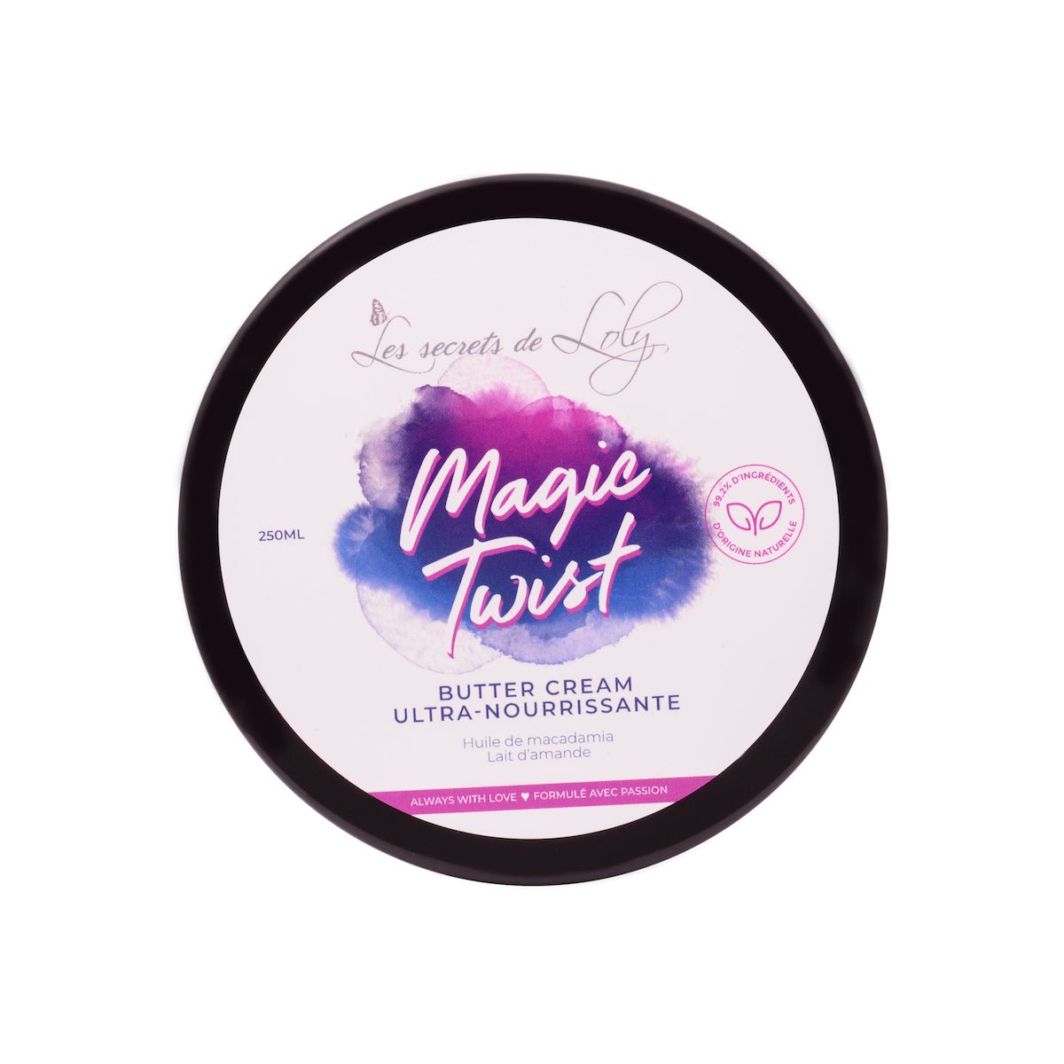 Les Secrets de Loly - Magic Twist (crème coiffante) - Colorful Black