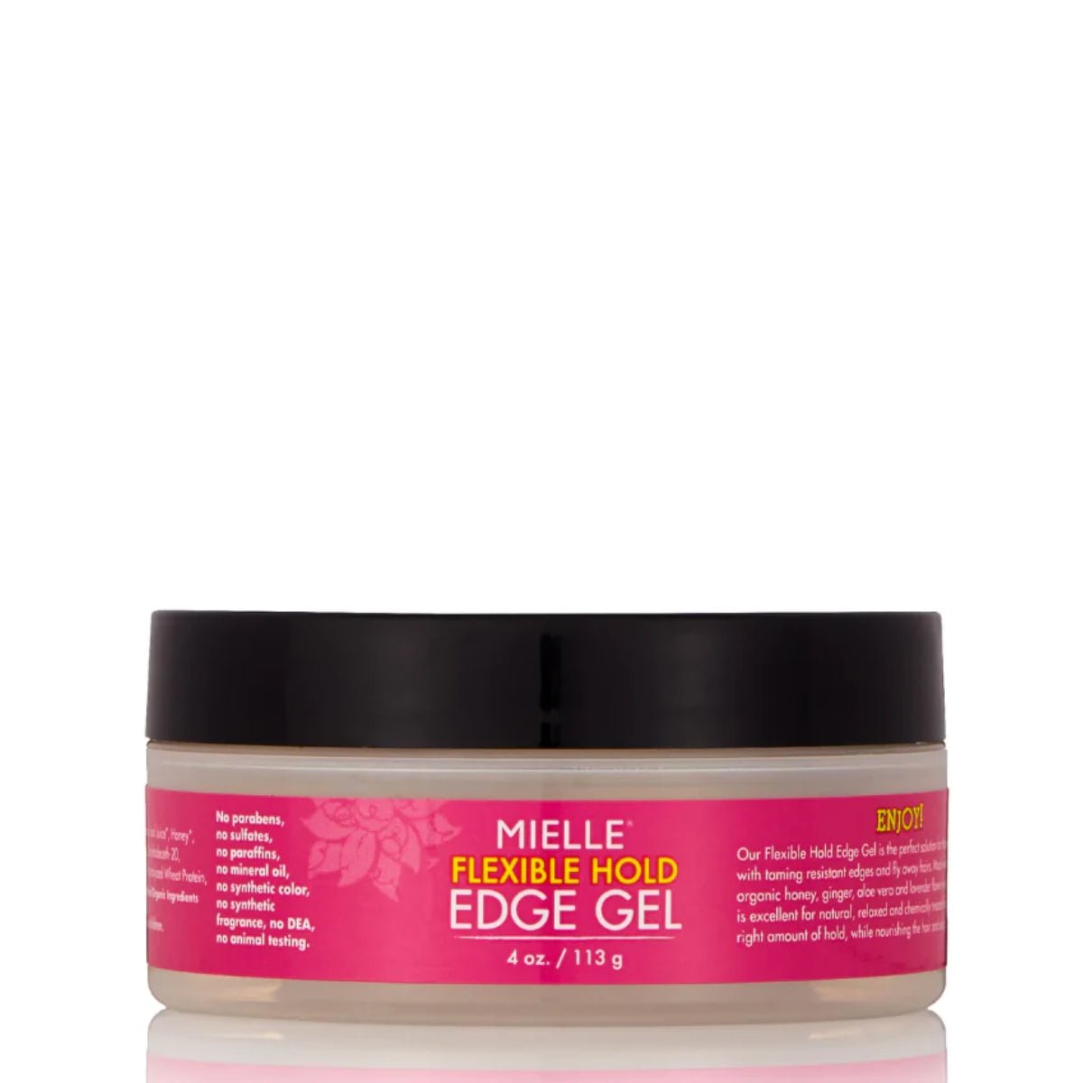 Mielle Organics - Essentials - Honey & Ginger Edge Gel (Lisseur de bordures) - Colorful Black