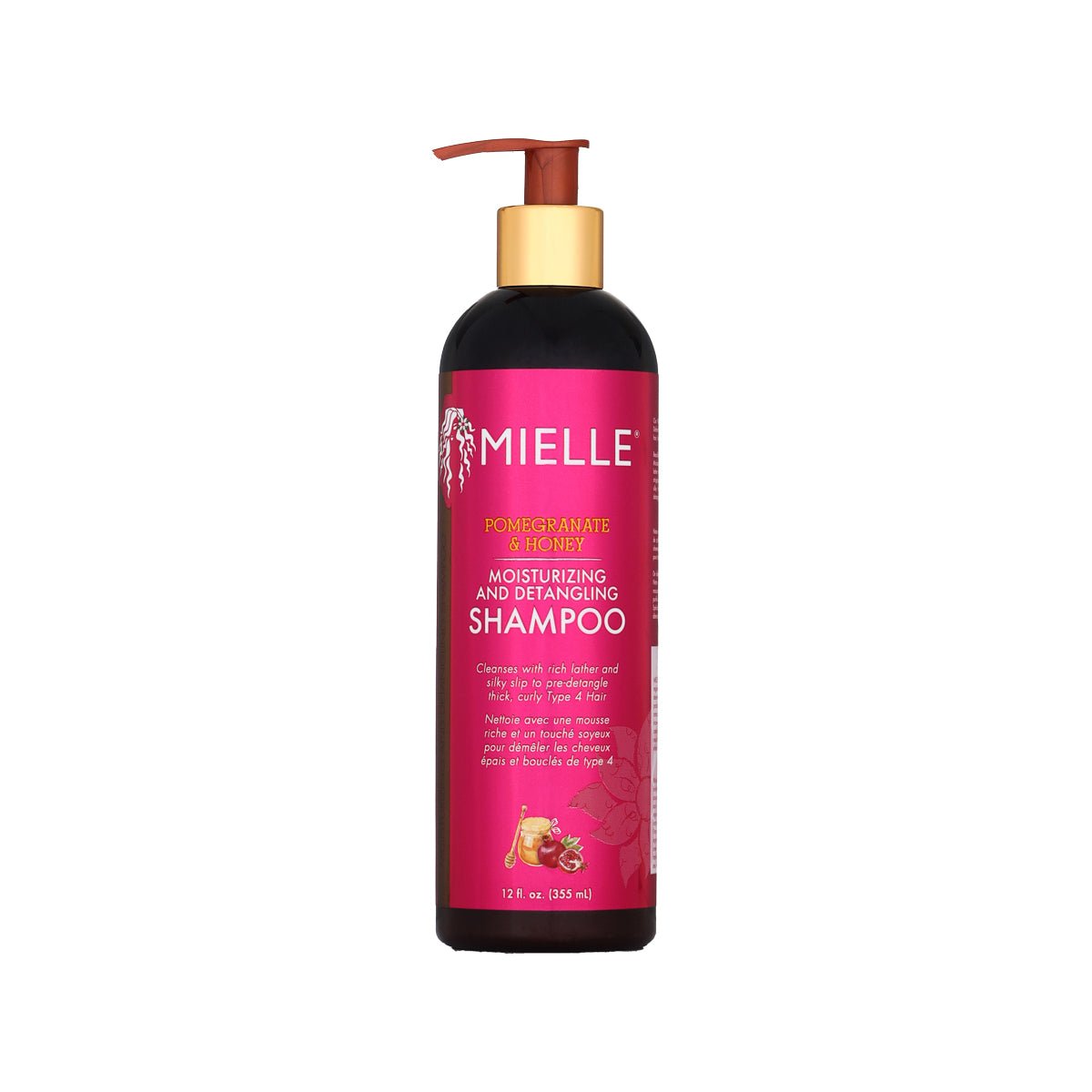 Mielle Organics - Pomegranate & Honey Shampoo (Shampoing) - Colorful Black