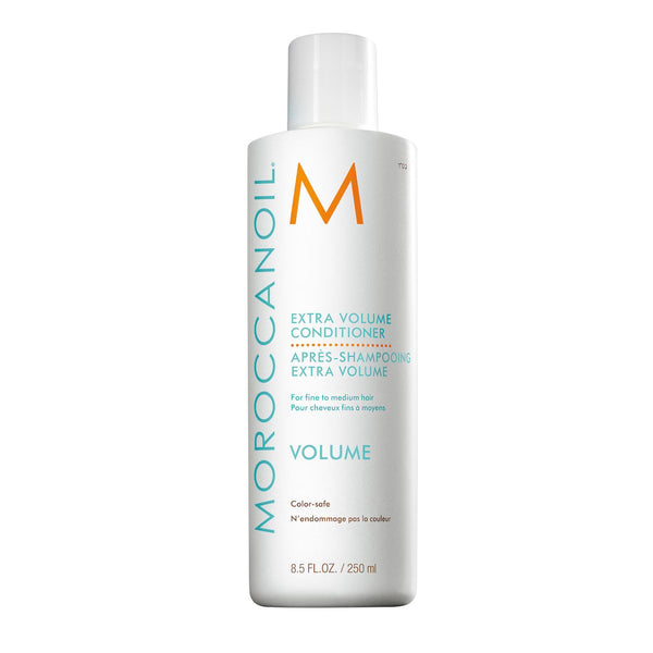 L'Extra Volume Conditioner de Moroccanoil est idéal sur cheveux fins, il ne les alourdit pas. Cet après-shampoing procure un excellent effet volumateur aux cheveux.