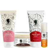 Ce pack Noire Ô Naturel comprend la crème lavante Crème de Shampoing, le Masque Soin Sublimateur, le lait capillaire Hair BB Cream et Synergie d'Huiles Capillaires.