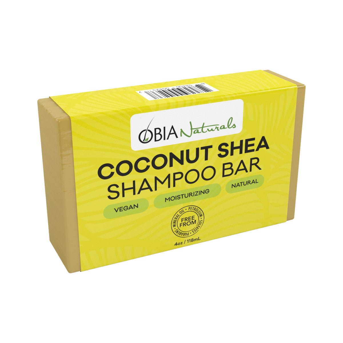 Obia Naturals - Coconut & Shea Shampoo Bar (Shampoing solide doux) - Colorful Black