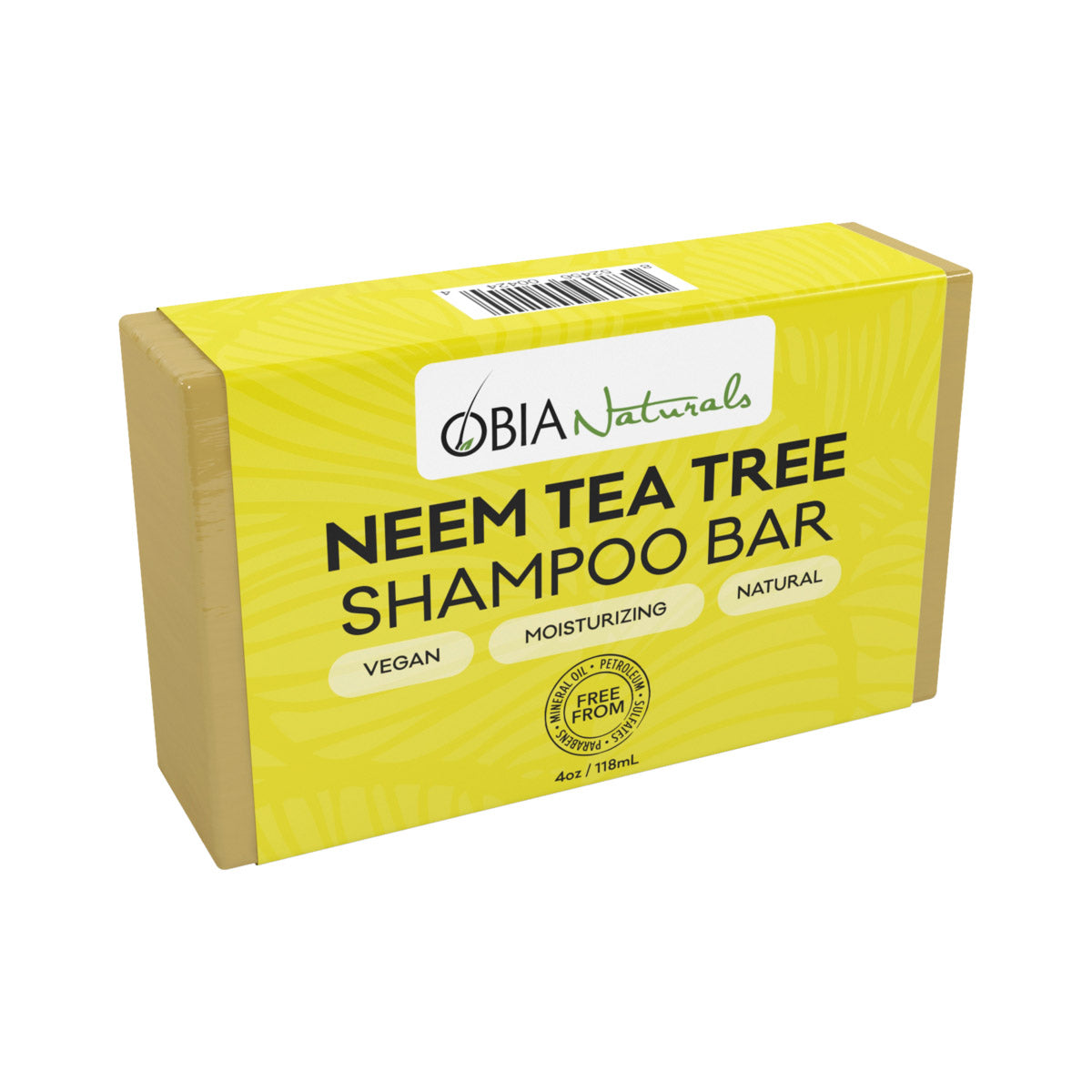 Revigorant et apaisant, le Neem Tea Tree Shampoo Bar d'Obia vous aide à vous débarrasser des pellicules, du psoriasis et des démangeaisons du cuir chevelu.