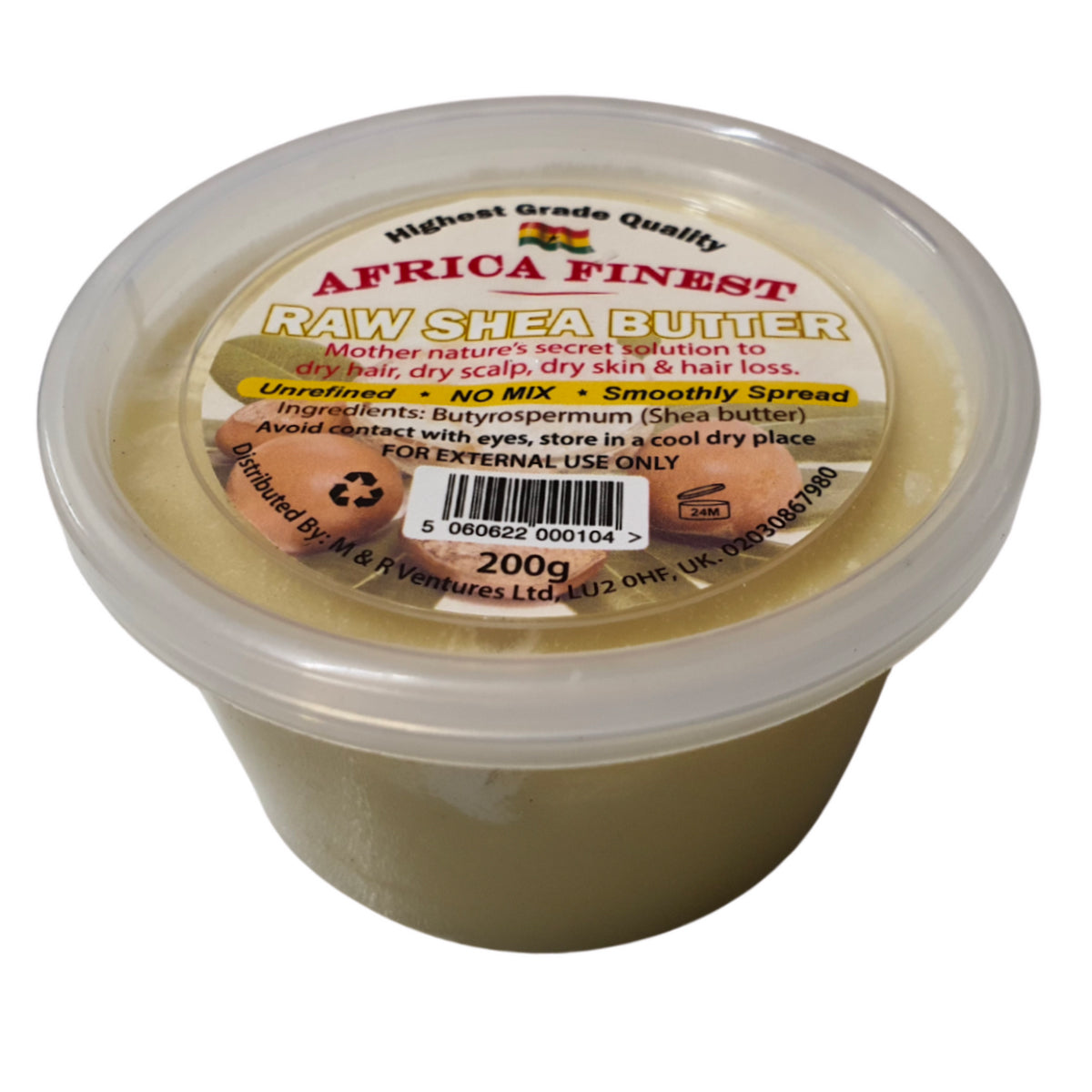 Shea Cocoa Project - Africa Finest - Beurre de Karité Pur (ivoire)