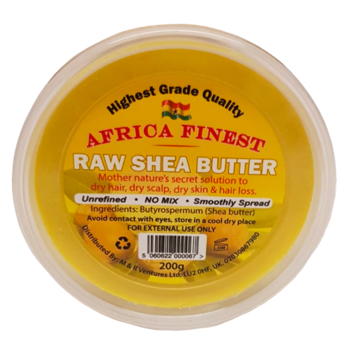 Shea Cocoa Project - Raw Shea Butter (Yellow)